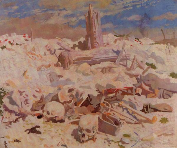 William Orpen Thiepval oil painting picture